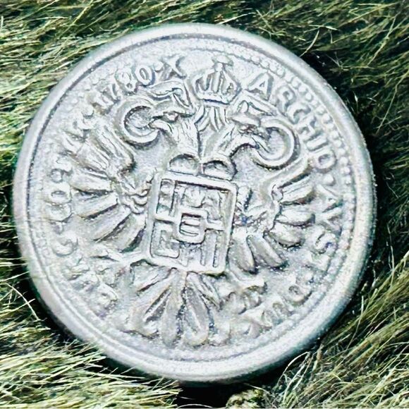 Mid-Century Europe Craft Wool Blend Faux Fur Cape with Arm Slits MEASUREMENTS - Picture 12 of 16